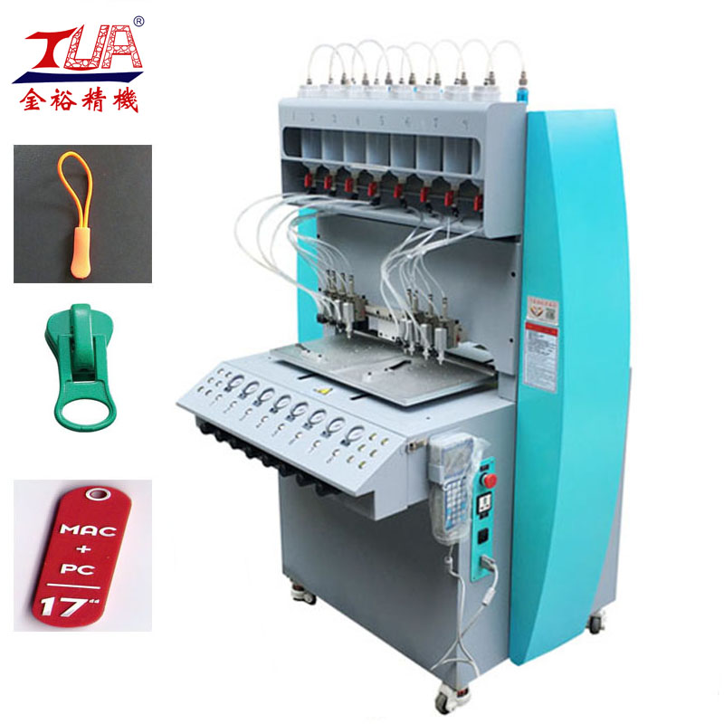 Dongguan 8 Farve PVC Injection Zipper Making Machine