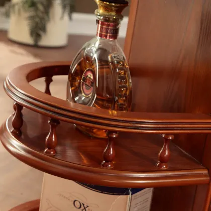 High grade living room furniture display cabinet wooden design partition cabinet