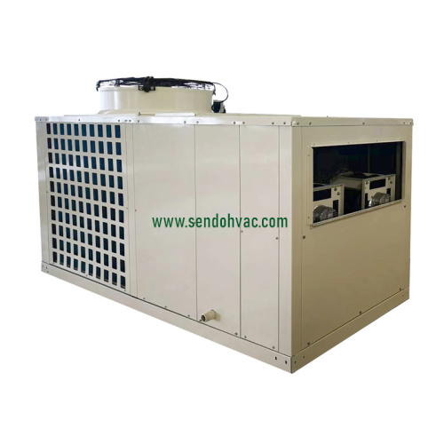 Rooftop Packaged Unit with Hot Water Coil