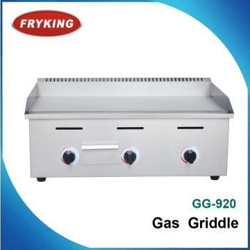 stainless steel counter top flat plate gas griddle
