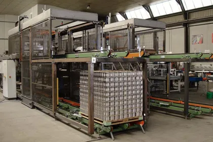 New Palletizer Wrapper Machine
