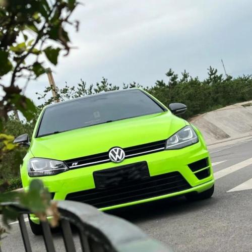 PET Ultra Gloss Apple Green Car Vinyl