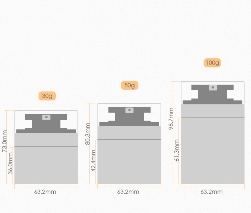 100G PP Airless Cream Jar