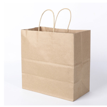 Disposable Plain Brown Kraft Grocery Paper Bag