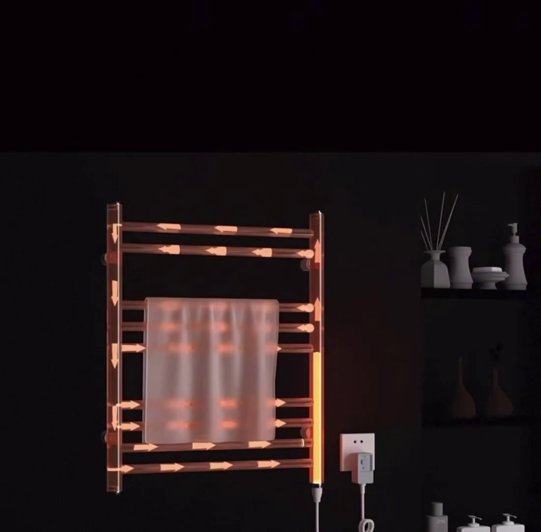 Electric towel rails portable