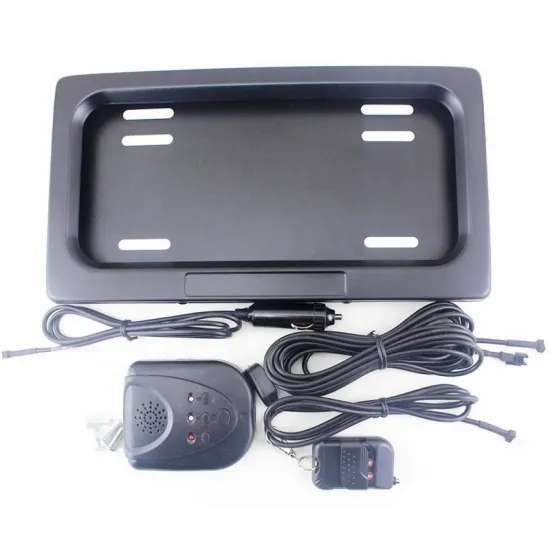 Smart License Plate Hider for USA and Canada Energy Vehicles