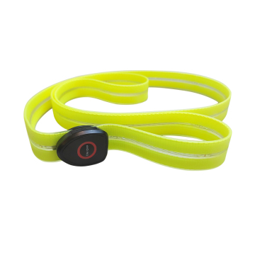 Rechargeable LED Reflective Running Belt with Illuminated Shoulder Straps for High Visibility