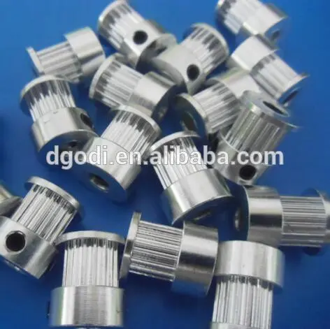 small mini gt2 pulley for small electric motor with material of aluminum