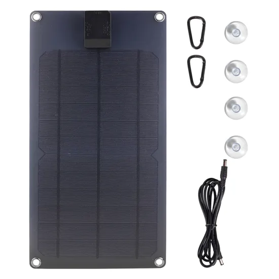 10W Mono USB Output 5V Solar Panel: Portable Car, RV, Boat, Hiking, Camping, Fishing Battery Charger