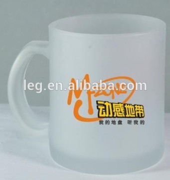 customize sublimation print glass mug with your design