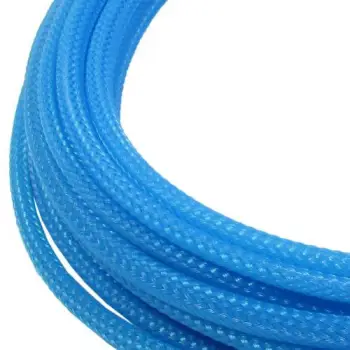 Aqua Blue 10mm Cable Braid Sleeving