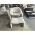 F598 Chaise Groovy pour artisanal Lounge Lounge Lounge