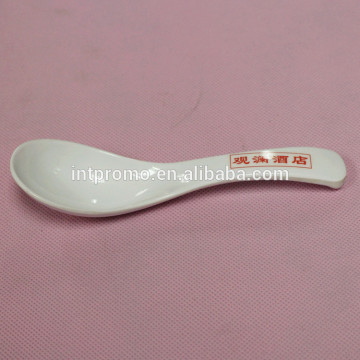 White 100% Melamine Spoon/Plastic Soup Spoon