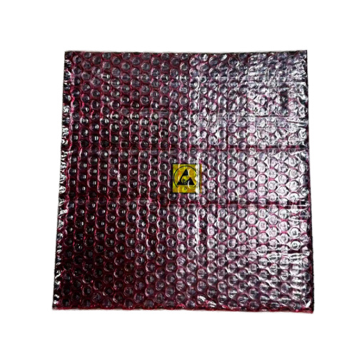 Matte metallic burgundy polyethylene bubble envelope
