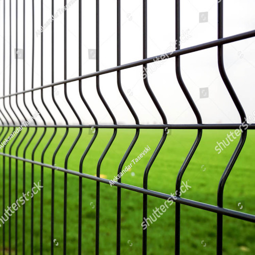 Coated 3D Curved Triangle Bending Fence Panel