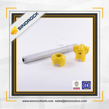 SINOROCK high yield tunneling T - thread self drilling rock anchor