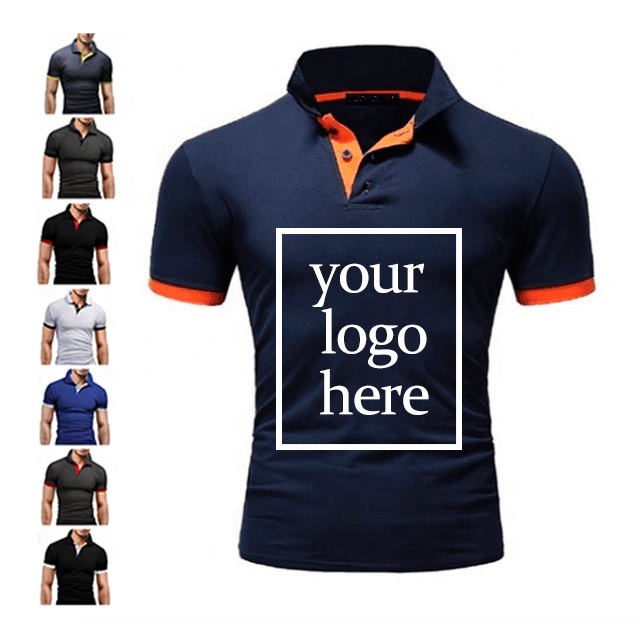 Männer 2-Ton-Polo-Shirts Custom