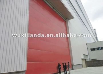 Porta industriale ad alta velocità in tessuto ad alta densità e PVC di alta qualità