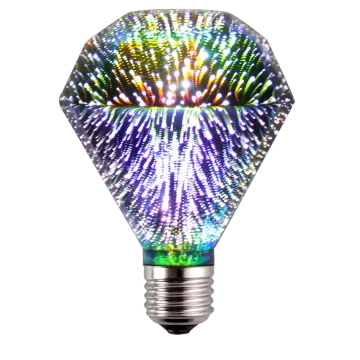 DIA95 diamond 3D firework led bulb lighting decoration 3D bulb