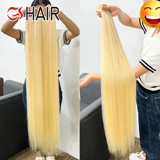 GS Wholesale 10A Grade Brazilian Virgin Hair Bundles - 40 Inch Blonde Human Hair Extensions
