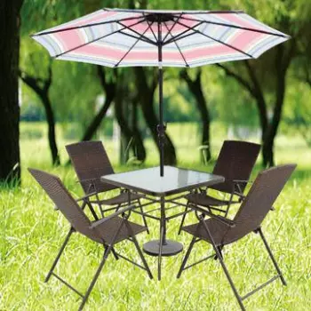 270-38-6 Steel Market Umbrella, Made of 160g Polyester