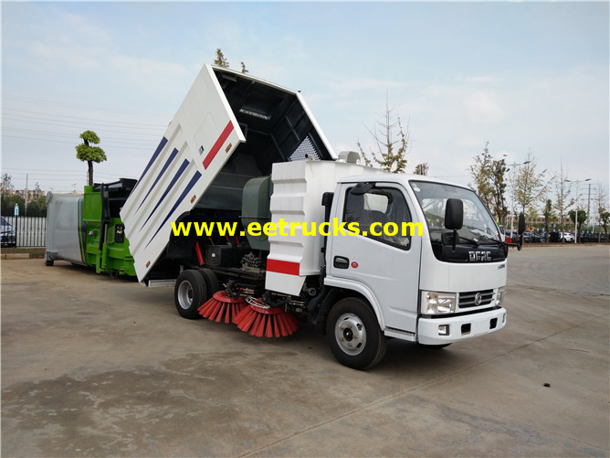 5 Ton DFAC Broom Sweeper Trucks