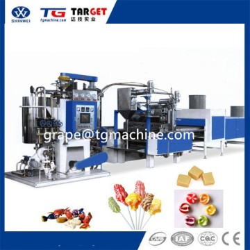 Shinwei Brand Factory Price Commercial Automatic PLC Controlled Hard Candy Depositing Line