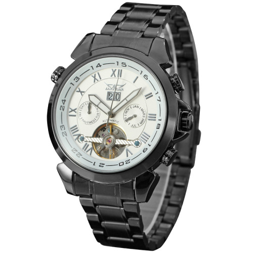 Wholesale fashion 316l stainless steel mens auto-mechanical date window watch