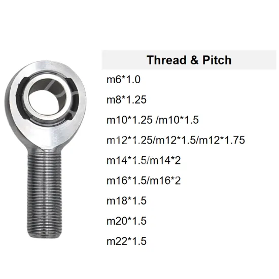Heavy Duty Chromoly Uniball Metric Thread Rod Ends Bearing Kits (M10, M12, M14, M16, M18, M20)