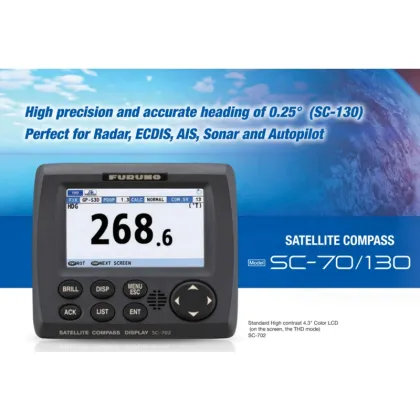 FURUNO IMO SC-130 3 Axis THD GNSS GPS Navigator Satellite Compass
