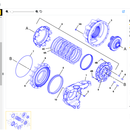 140M front gear 292-3482