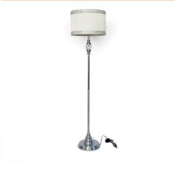Crystal metal chrome hotel standing floor lamp
