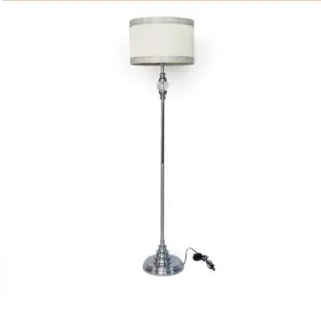 Crystal metal chrome hotel standing floor lamp