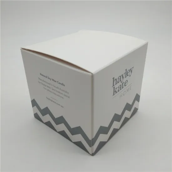 Custom Metallic Color Candle Boxes