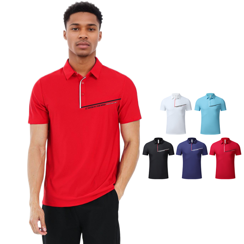 Quick-Dry Performance Polo for Men Active Lifestyle