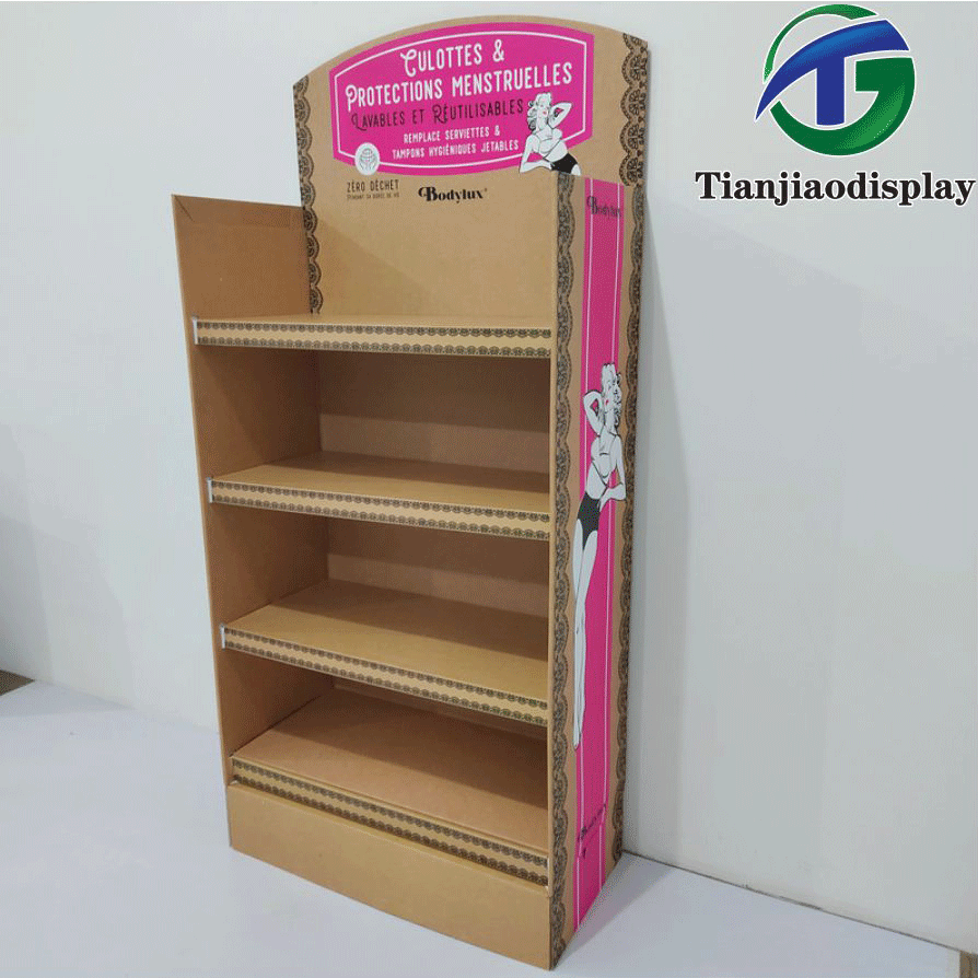 Kraft Paper Cosmetic Display Holder for 3P Boards