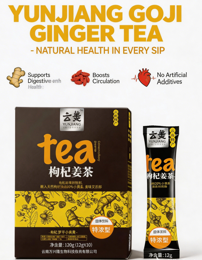Strong Wolfberry Ginger Herbal Tea Selection