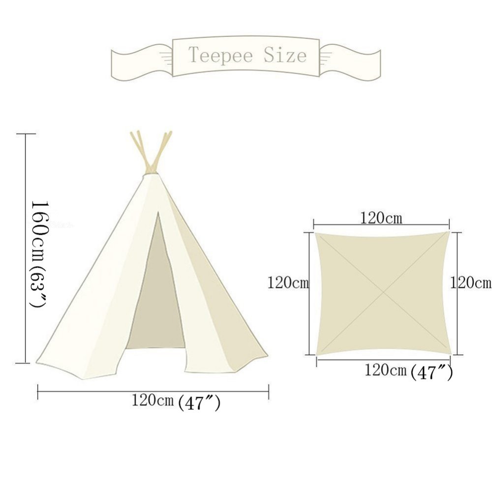 Indian Wigwam Style Cotton PrintingTent different size