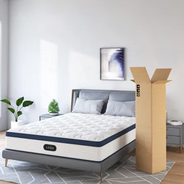 Order Online King Size Pocket Spring Mattress in a Box - Comfortable Cool MAX Firm Edge Fabric Bed Mattress