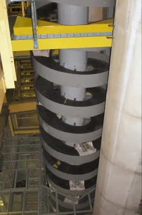 Carbon Steel Vertical Conveyor For Food Process