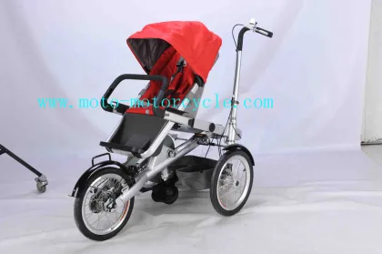 Mother Folding Baby Stroller Bike , Bicycle Baby Stroller