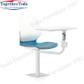 Plastic training chair with writing board