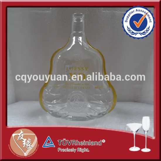 Big Capacity 1.5L Glass Spirit Bottles Liter Wine Bottles Screw Top