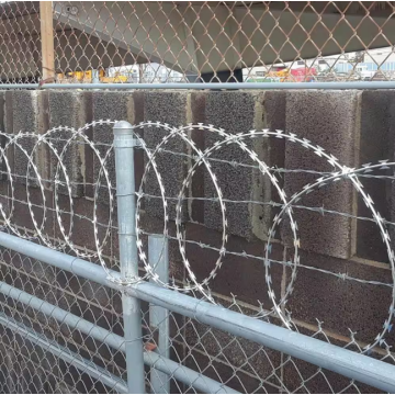 Filo spinato a fisarmonica per perimetro carcerario