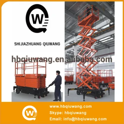 Scissor Lift with Electric Pulling Device