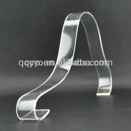 customized clear crystal high quality acrylic display for nike shoes