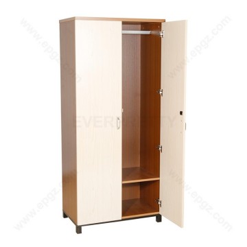 Customized Size Design School Dormitory Furniture TWO Doors Wardrobe for Student