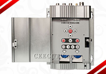 Card Car Dvr Camera System With Two Channels Real Time, Ntsc / Pal, 32gb Sd Cee757