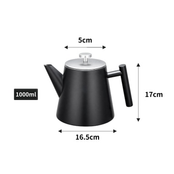 High End Modern Metal Tea Pot