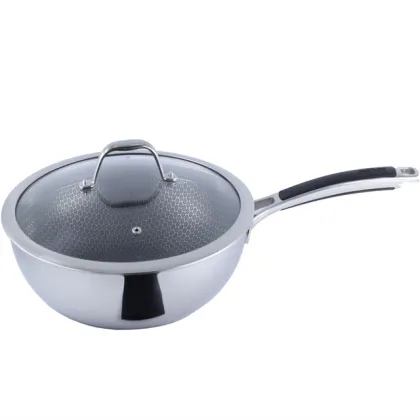 Stainelss Steel Nonstick Deep Frying Pan
